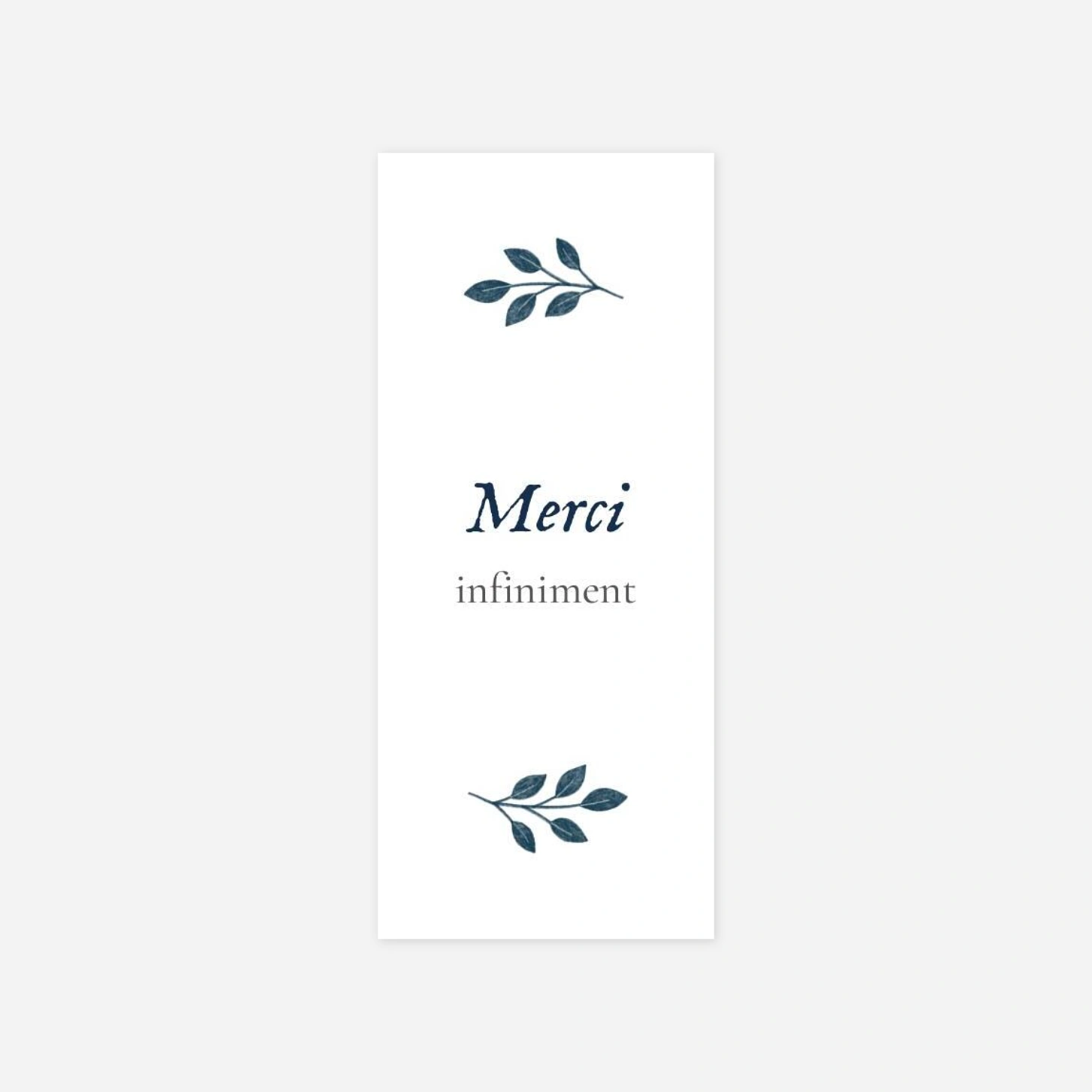 Stickers pour enveloppes baptême Signature végétale