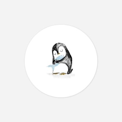 Stickers naissance Sur la banquise