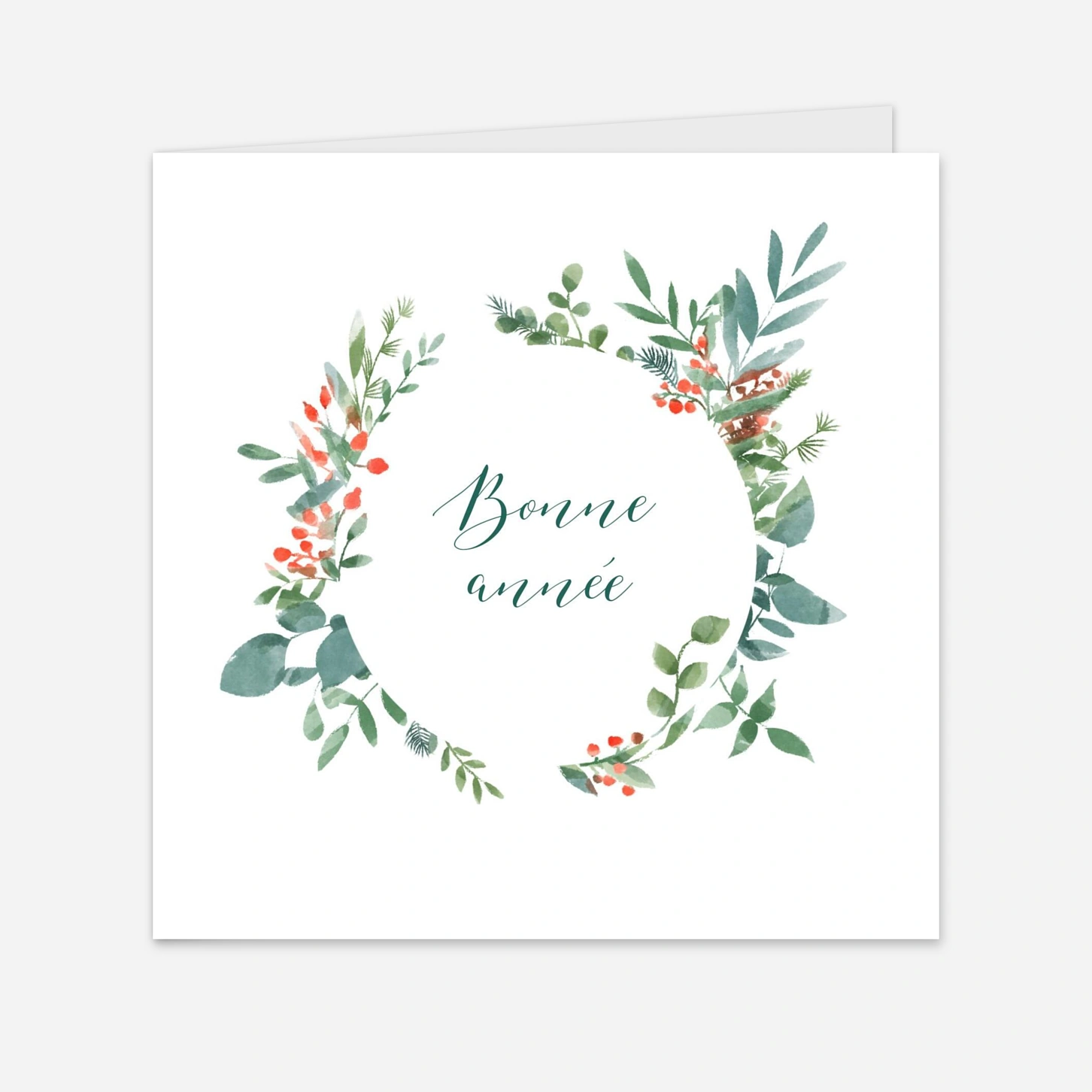 Carte de voeux Solstice d'hiver