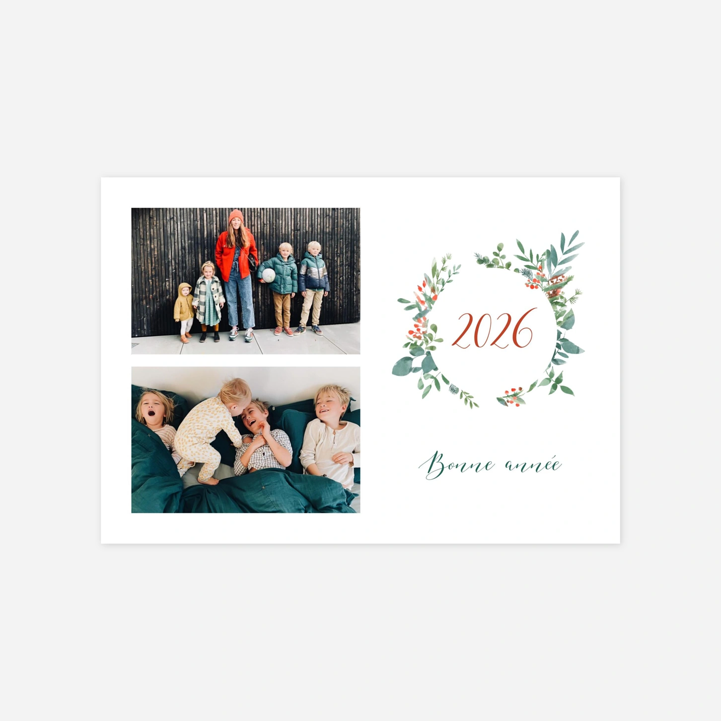 Carte de voeux Solstice d'hiver
