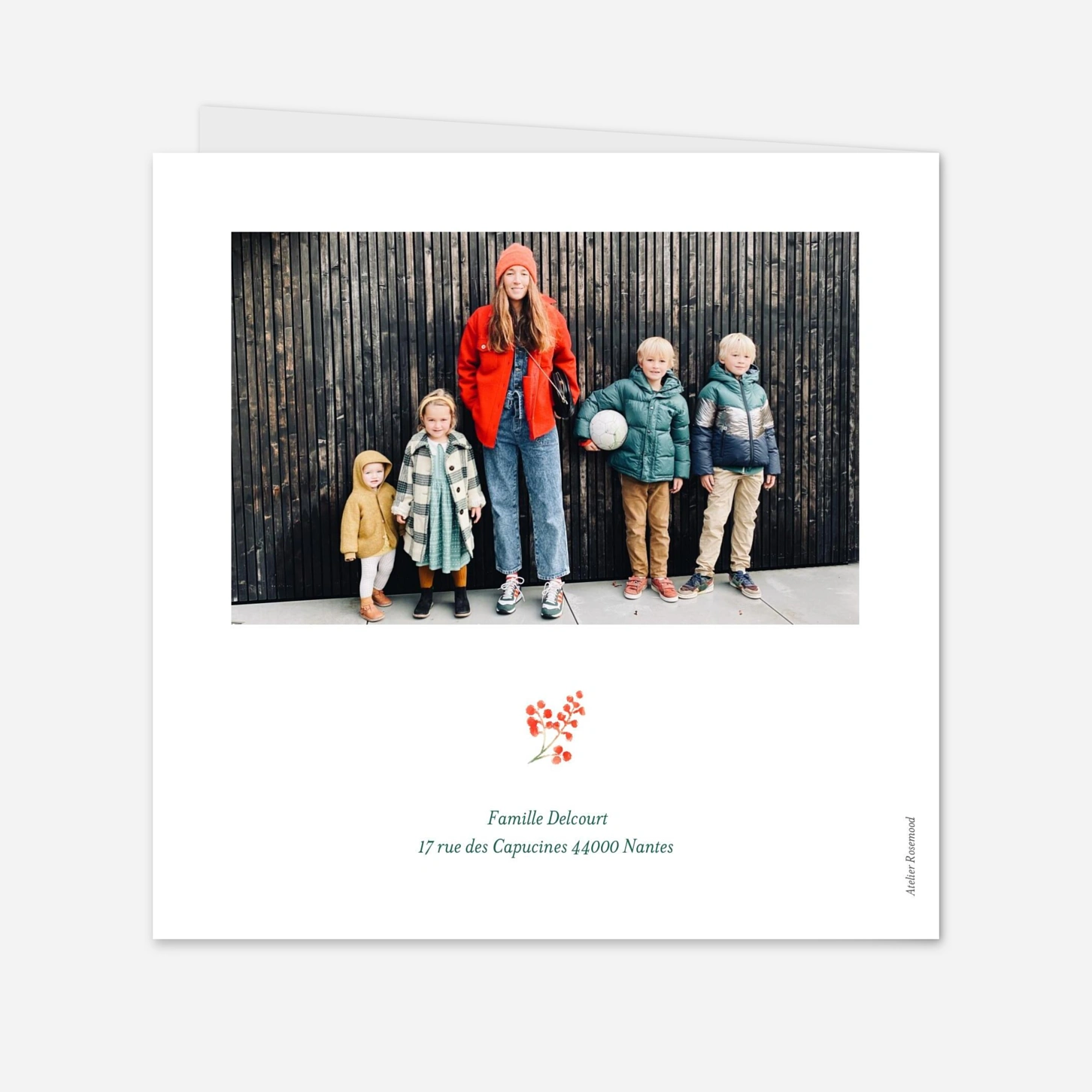 Carte de voeux Solstice d'hiver