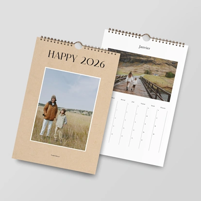 Calendrier mural cases personnalisables Storia