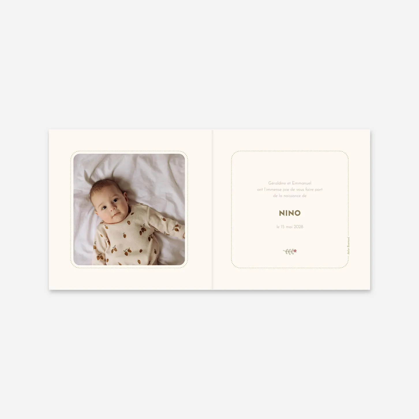 Faire-part naissance Sweet liberty