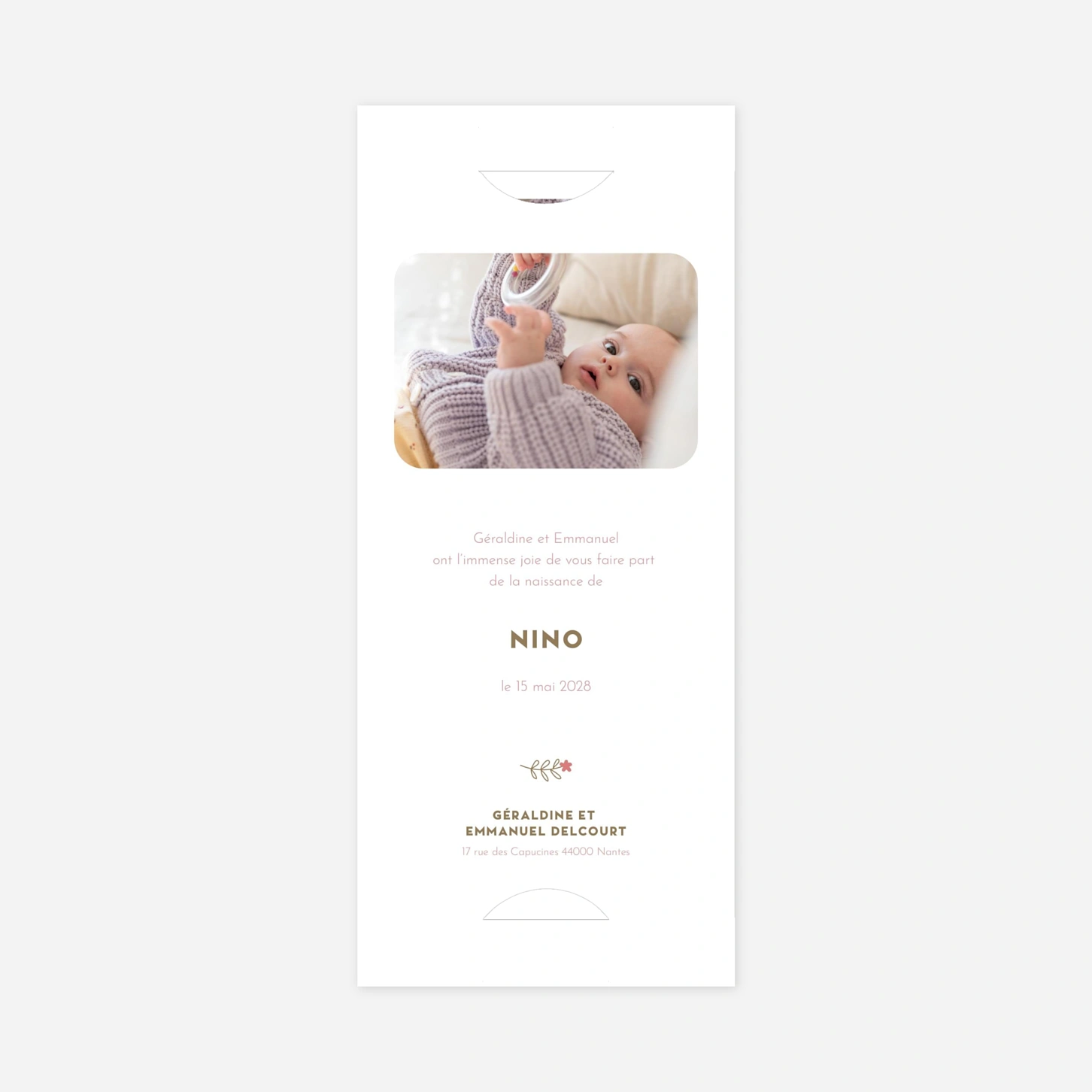 Faire-part naissance Sweet liberty