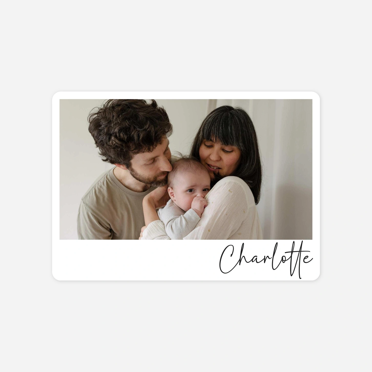 Faire-part naissance Premier sourire