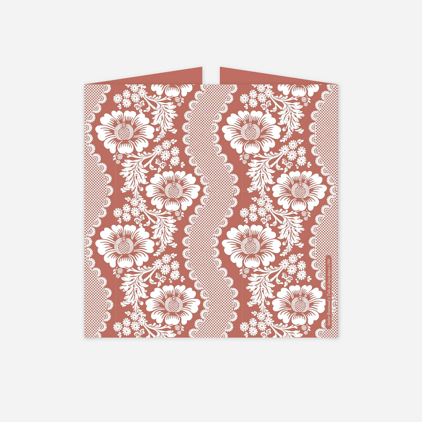 Carte de voeux Fleurs ondulantes