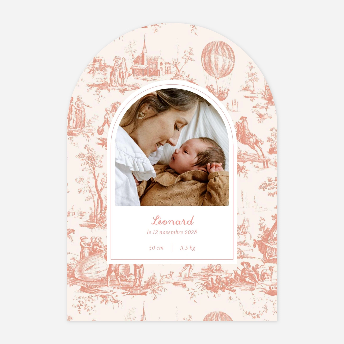 Faire-part naissance Le ballon de Gonesse