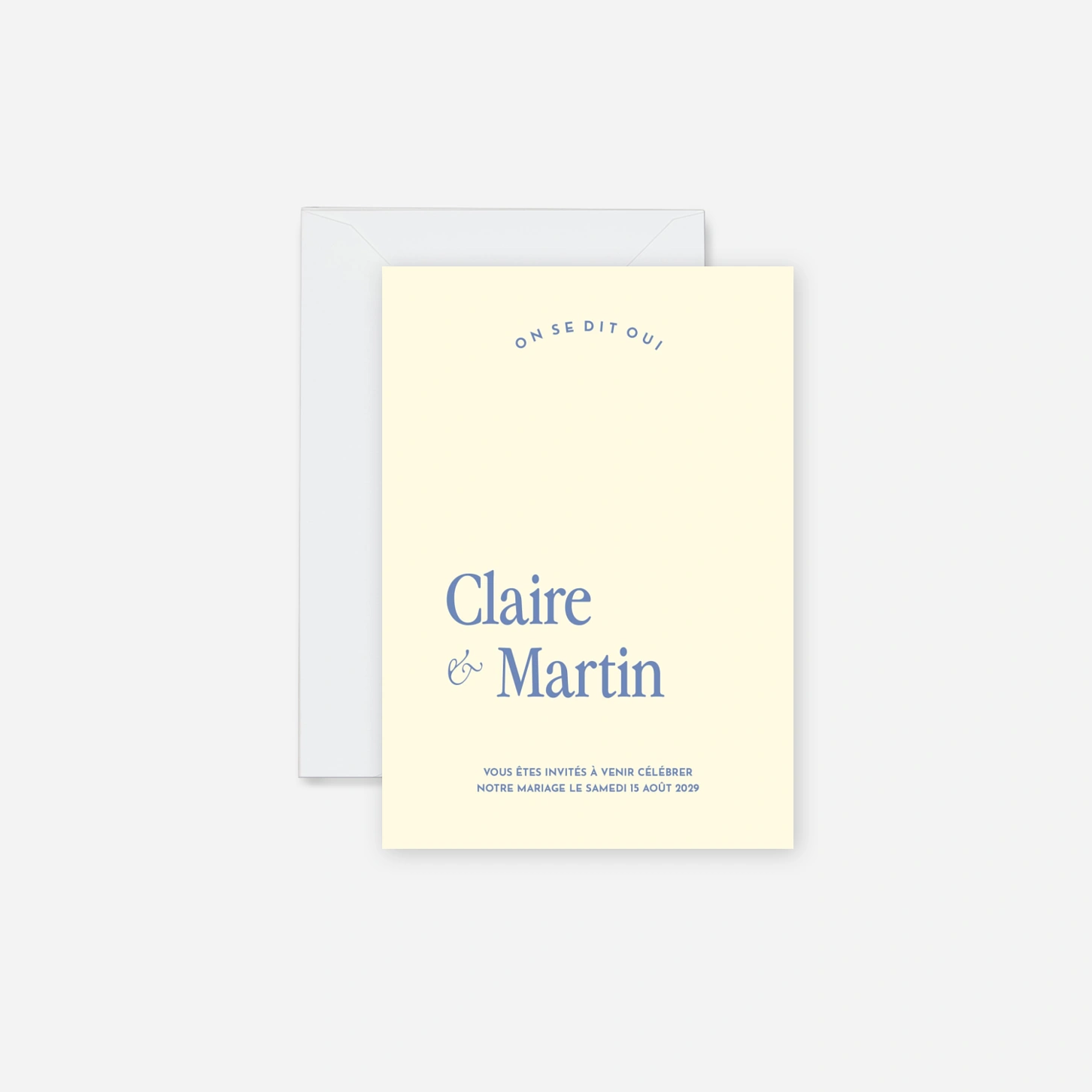 Faire-part mariage Teintes de joie