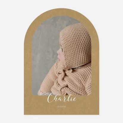 Faire-part naissance Tendre innocence