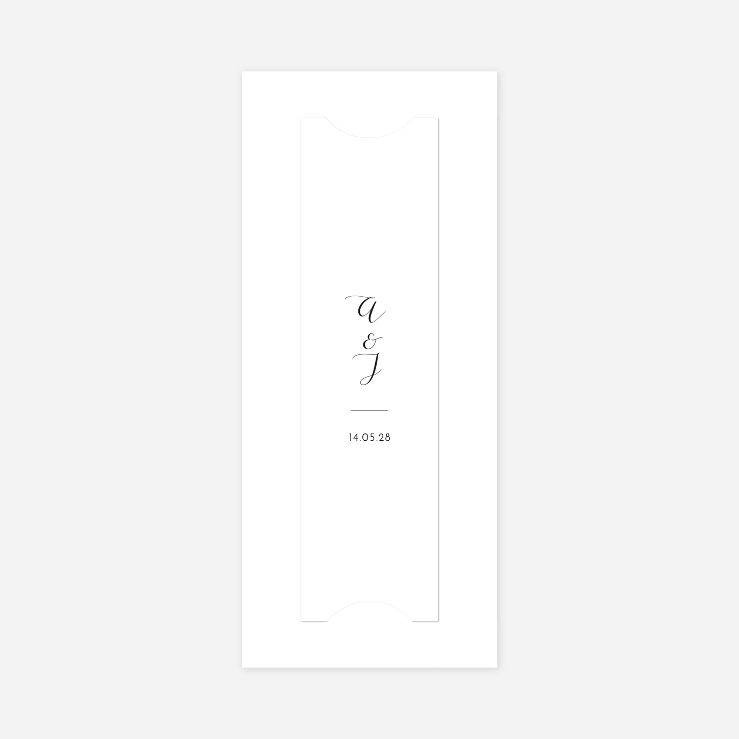 Carte de remerciements Tendre innocence