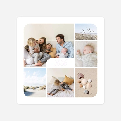 Carte de voeux Tendre innocence