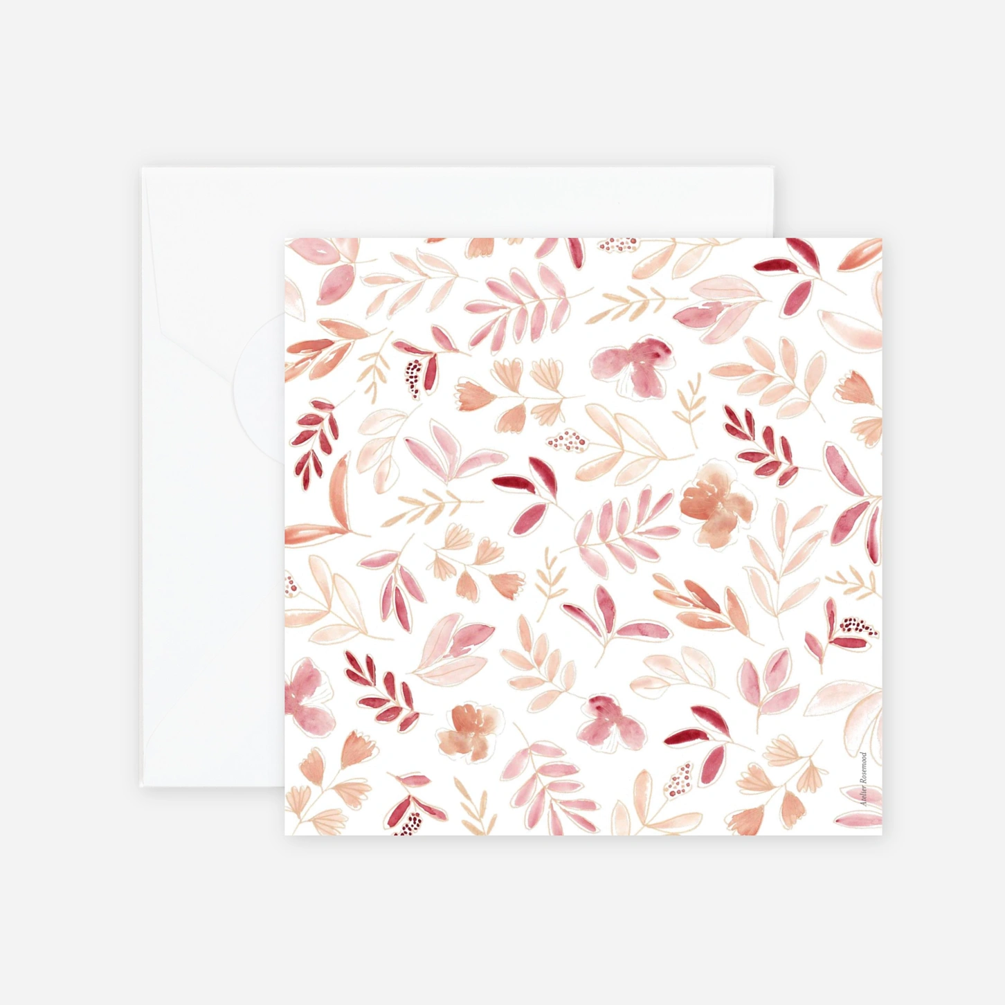 Faire-part naissance Fleur pastel