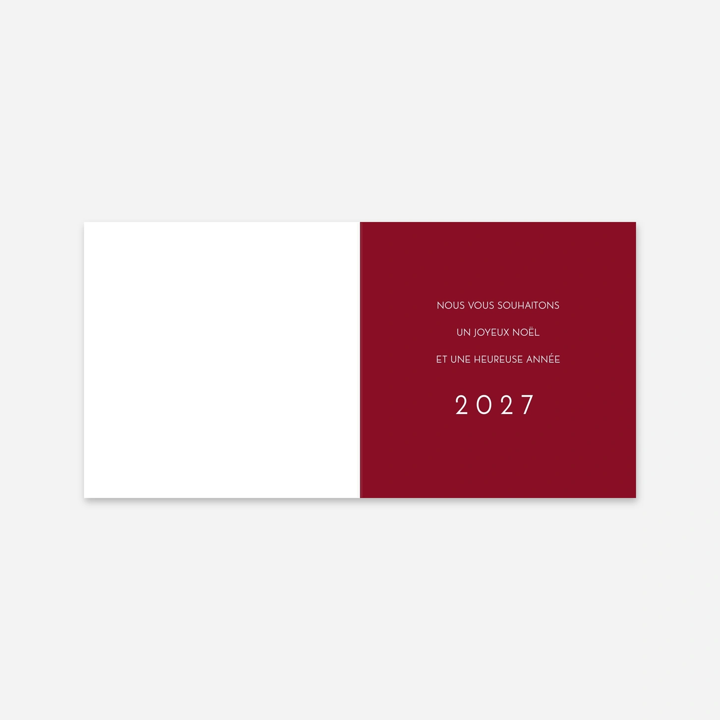 Carte de voeux The photo !