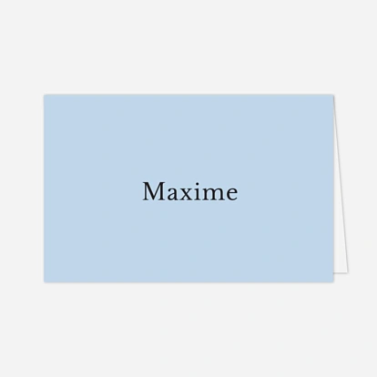 Marque-place Baptême Toile de Jouy