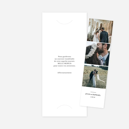 Carte de remerciements Tout simplement
