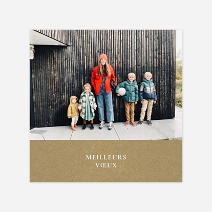 Carte de voeux Tout simplement