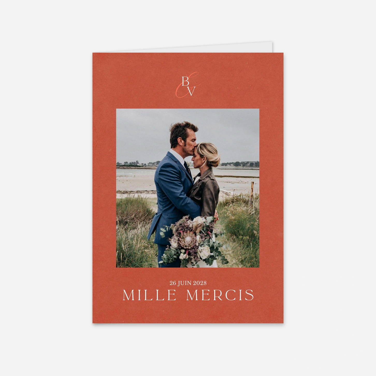Carte de remerciements Tendres remerciements