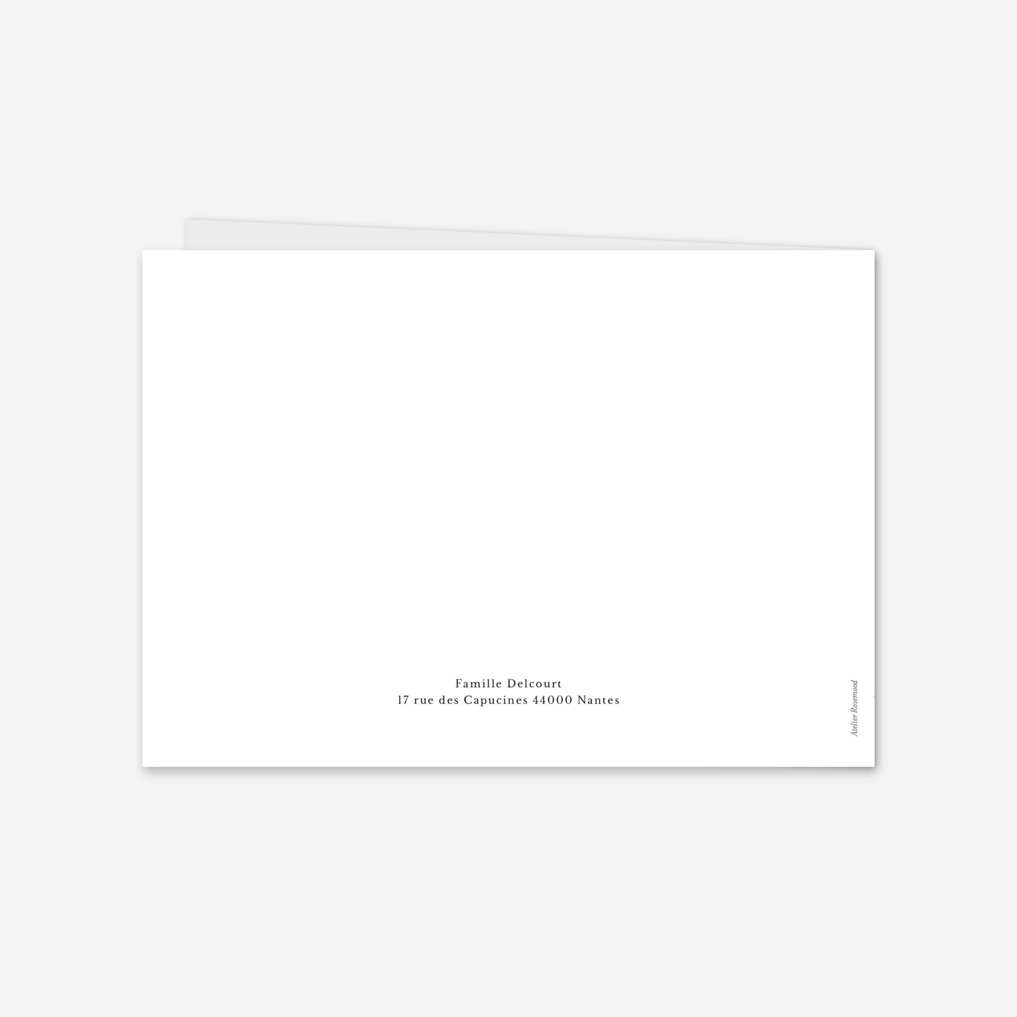 Faire-part naissance Triptyque