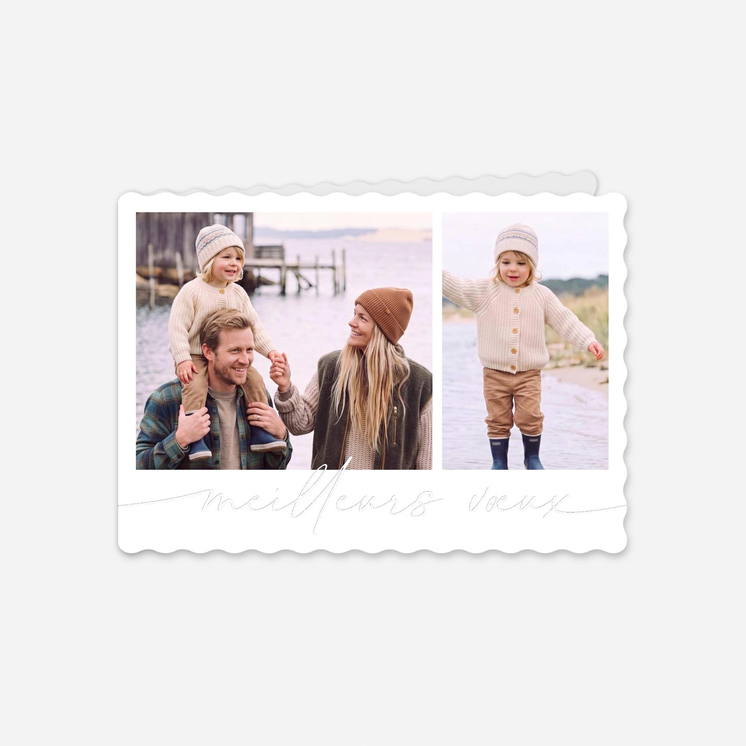 Carte de voeux Triptyque