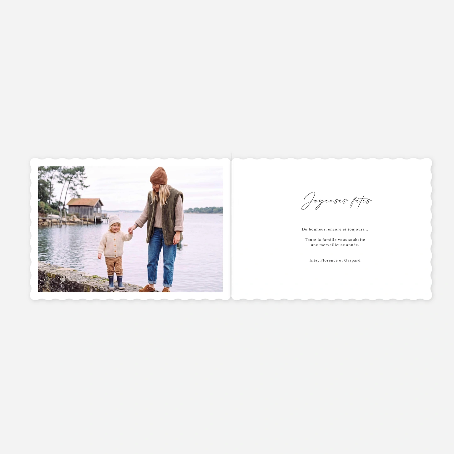 Carte de voeux Triptyque