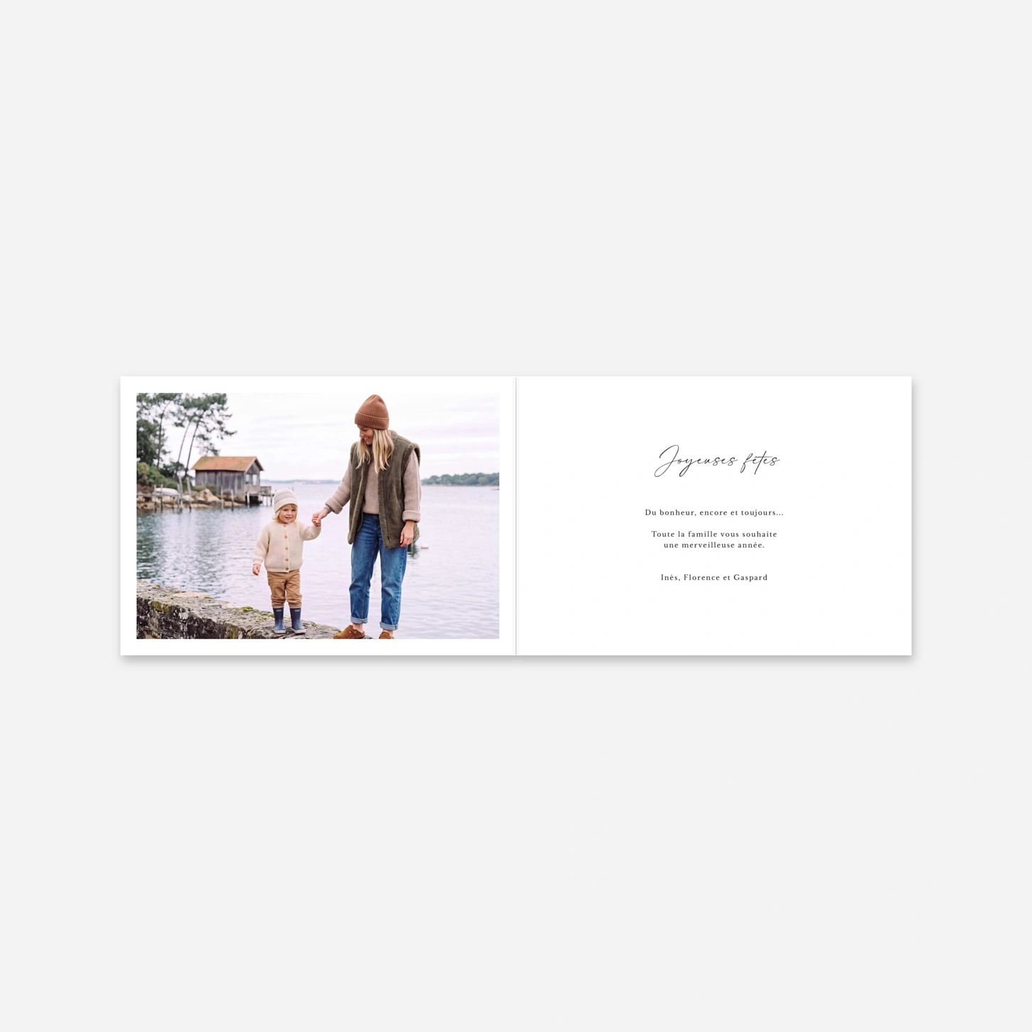 Carte de voeux Triptyque