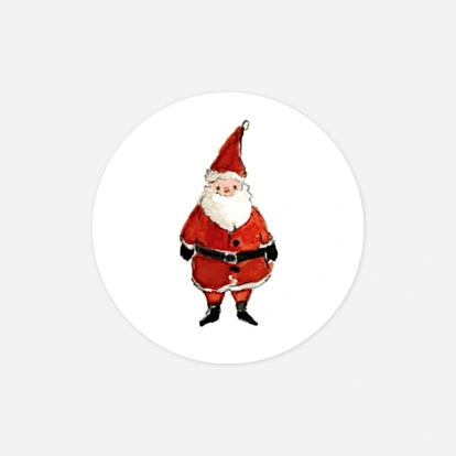 Étiquette cadeau Noël Un air de fête