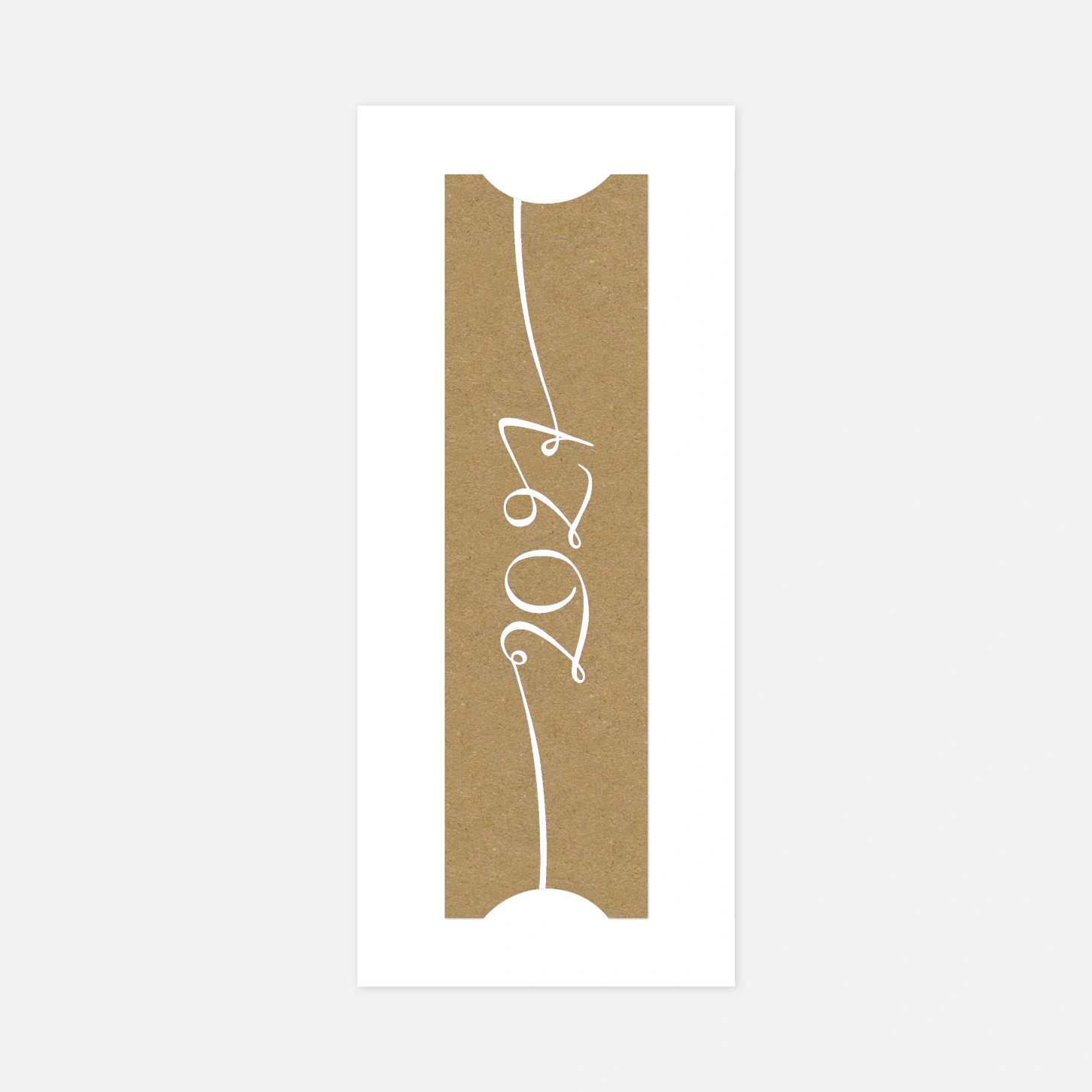 Carte de voeux Une année en or