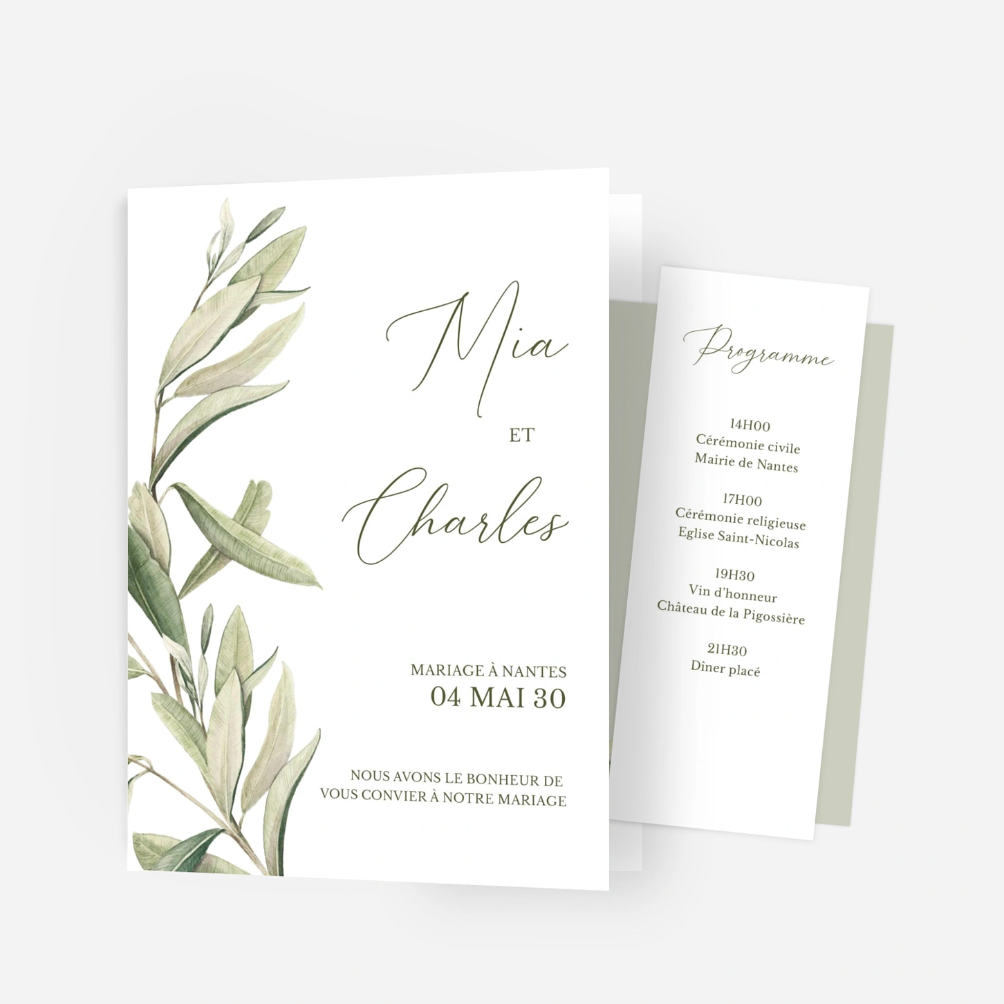 Faire-part mariage Union en Provence
