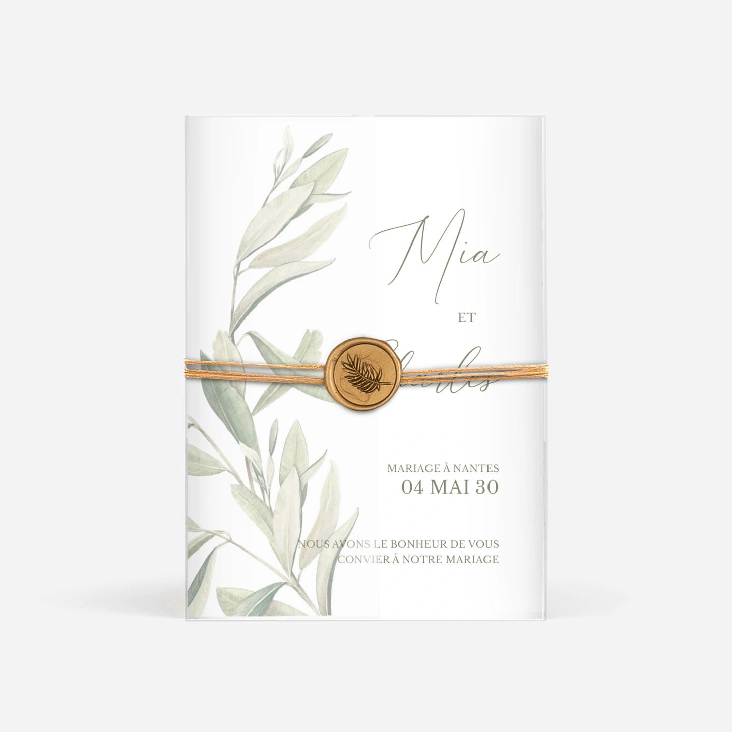 Faire-part mariage Union en Provence