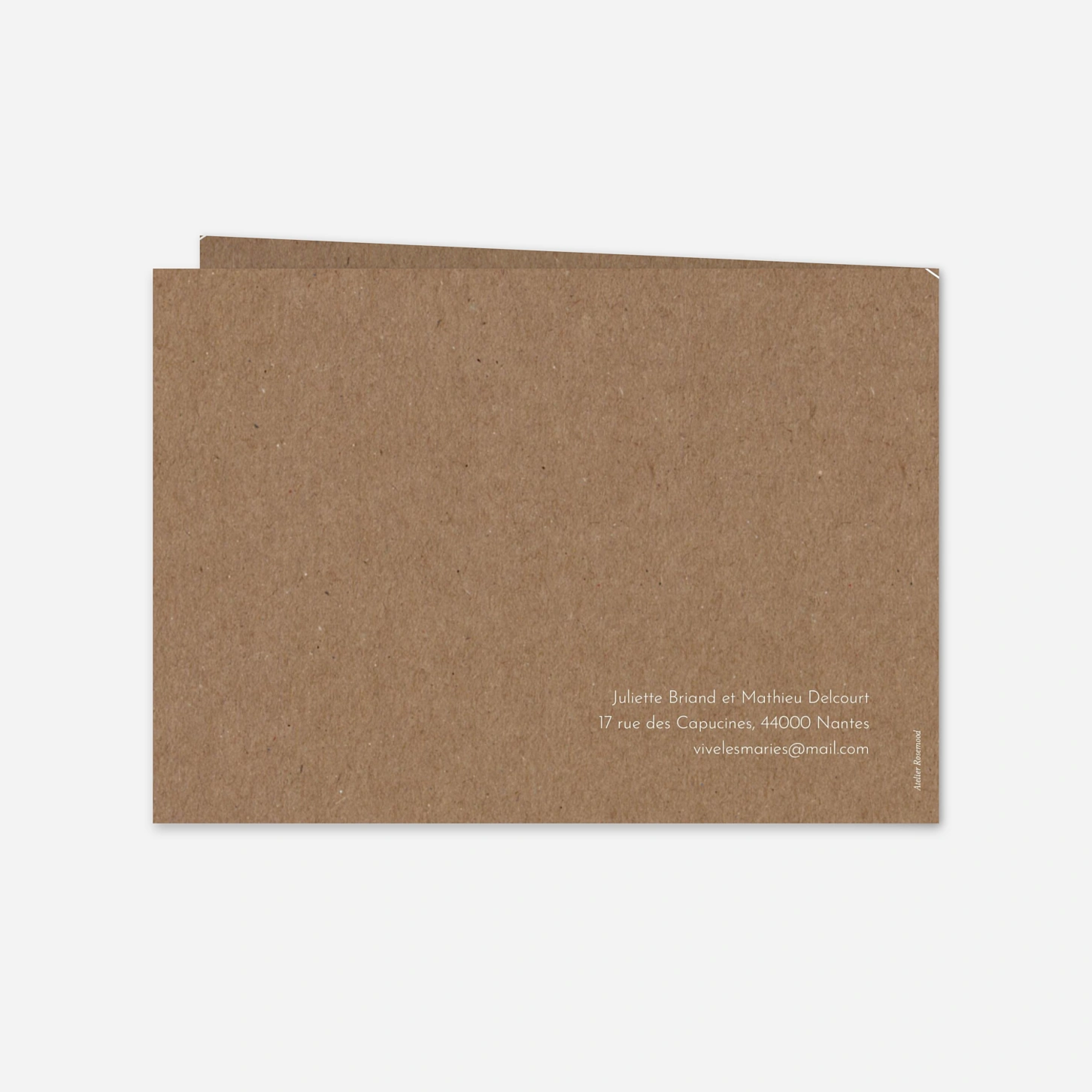 Faire-part mariage Promesse dorée