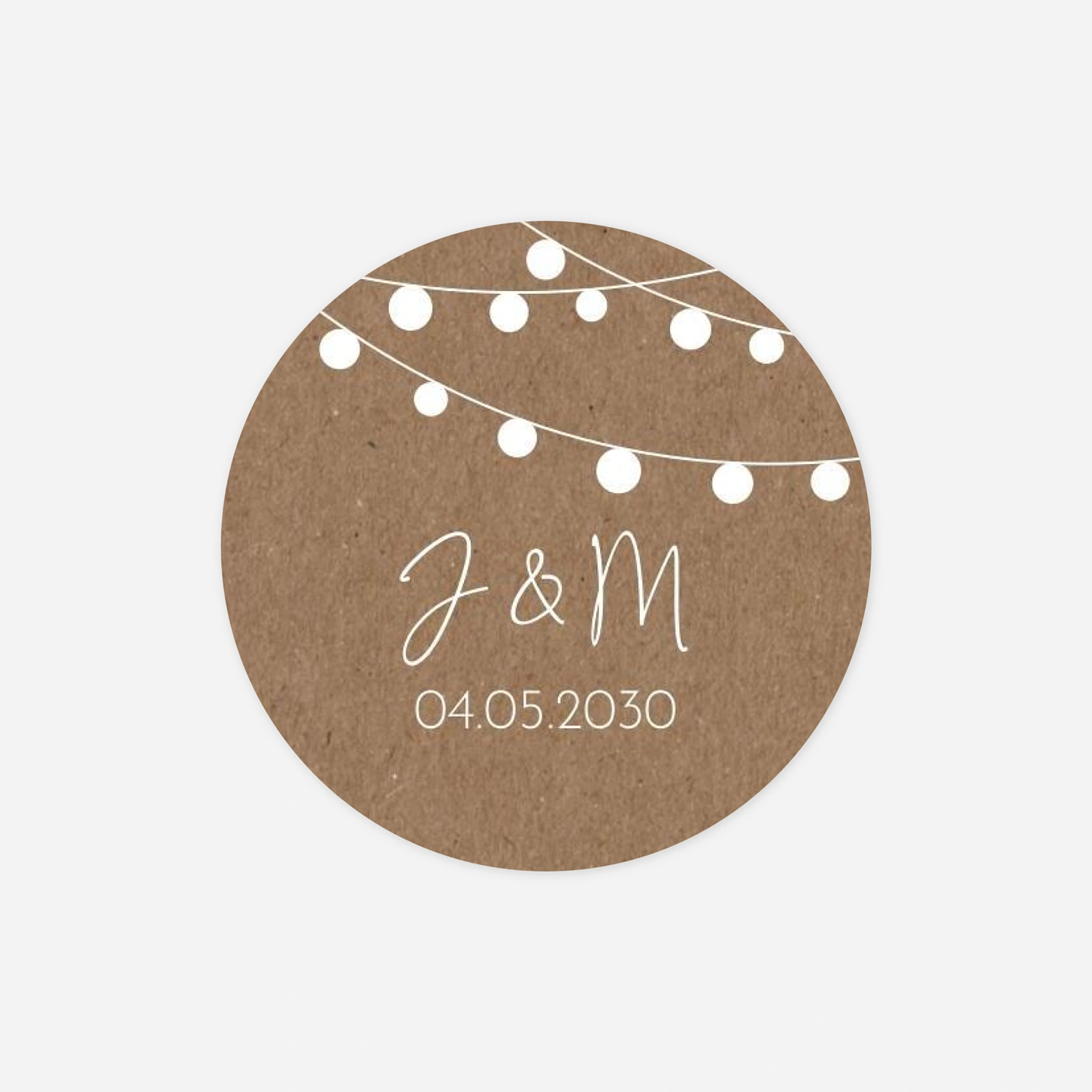 Stickers mariage Promesse dorée