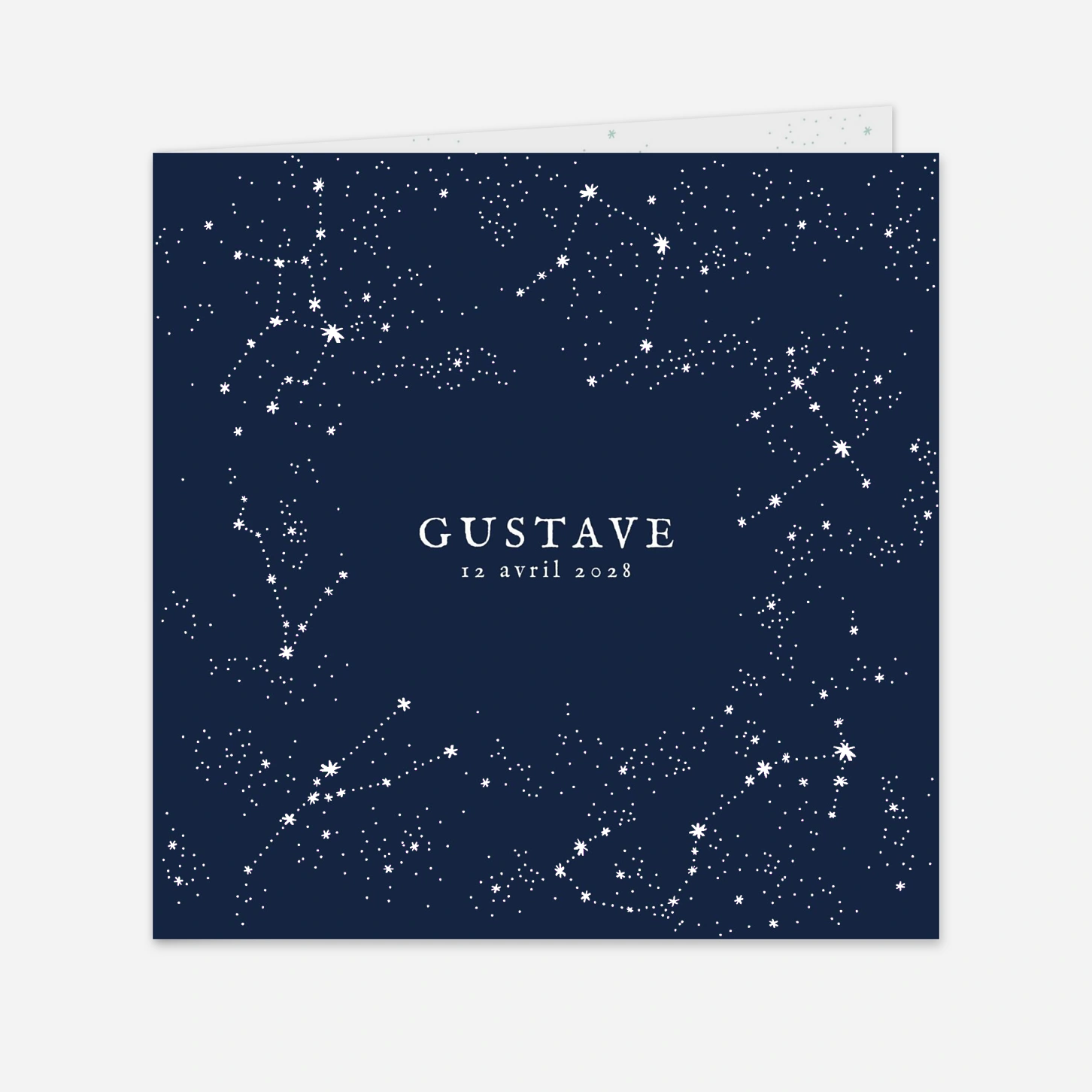 Faire-part naissance Univers