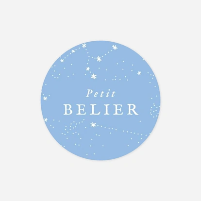 Stickers naissance Univers