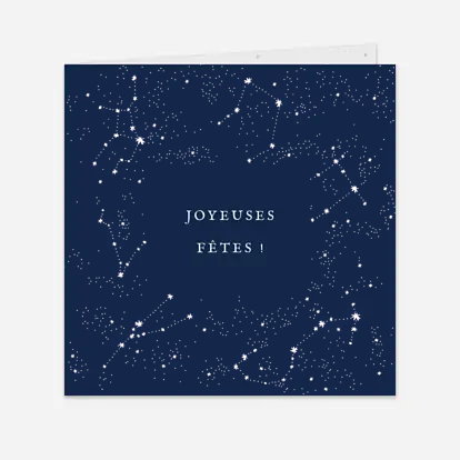 Carte de voeux Univers