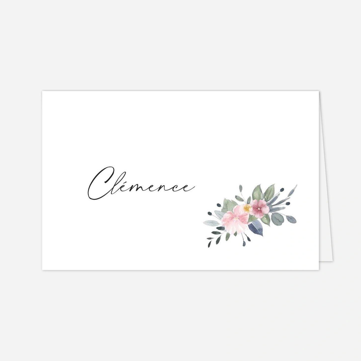 Marque-place mariage Union poétique