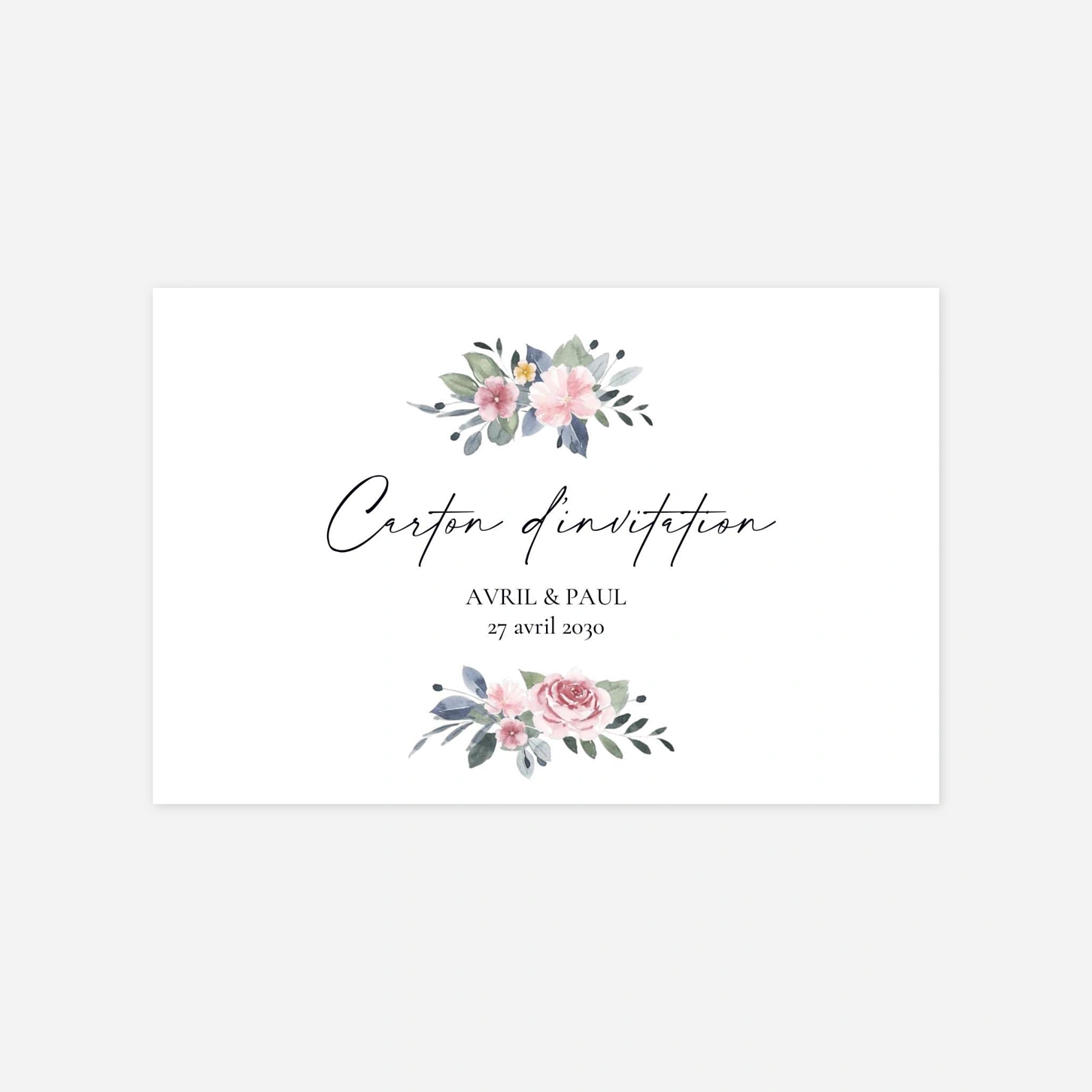 Carton d'invitation Union poétique