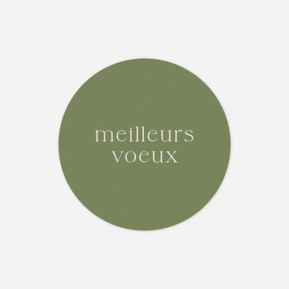 Étiquette cadeau Noël Vague d'amour