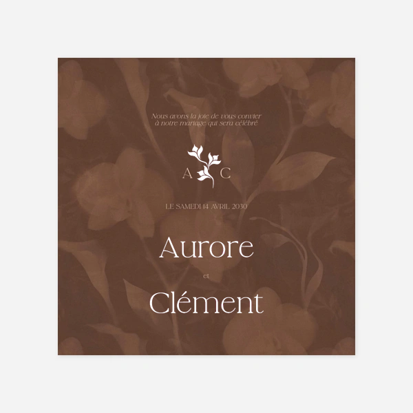 Velours floral